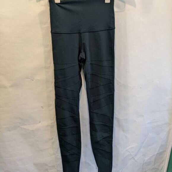 LULULEMON Wunder Under Pant (Hi-Rise) (Tech Mesh 31 ) Submarine size 4 in EUC - Picture 6 of 10